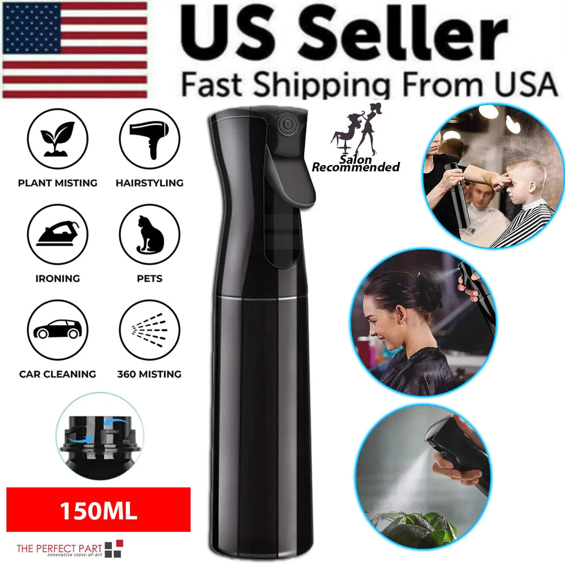 SalonPro Continuous Mist Hair Sprayer